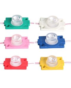 LED Modules 1.5w 12V Diffusing Lens Ultra Brightness Advertising Word Lamp Waterproof 10pcs