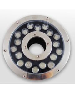 18W Underwater LED Fountain Light Ring Waterproof Pool Pond Lighting Spotlight