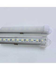 10-Pack 1.6ft/0.5Meter Aluminum Lighting Bar Channel System Profile Extrusion Housing Track