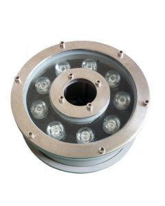 9W Ring LED Submersible Fountain Light IP68 Waterproof Lamp Pool Pond Spotlight
