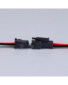 2 Pin Male Female Connector Wire 10cm For LED Lights 10pcs