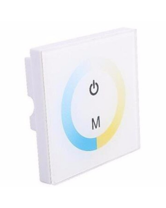 2CH Wall Mount Touch Panel Controller For White Adjustable Strip