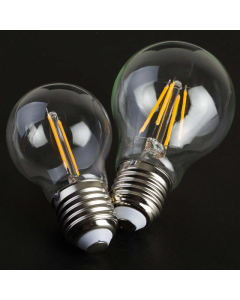2W 4W Filament Edison Bulb LED Light Vintage G45 Glass Spotlight 5pcs
