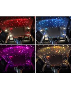 12V 12W Twinkle Fiber Optic Light Car Roof Starry Sky Ceiling Lighting Gear