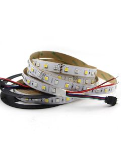 SMD 5050 RGB+CCT LED Strip Light 16.4ft 5M 300LEDs Flex Stripe 12V 24V