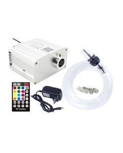 10W RGBW Twinkle Fiber Optic LED Light Bluetooth APP Music RF Control Ceiling Lighting Kit Gear