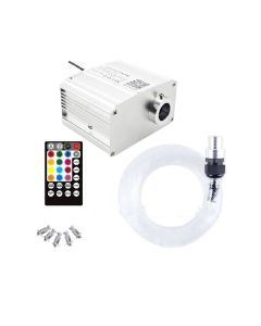 Smartphone APP Bluetooth Music Control 10W RGBW Fiber Optic Light Twinkle Star Ceiling Lighting Kit Gear