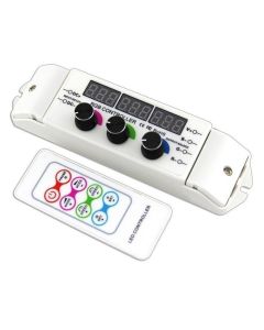 BC-350RF Rotary Bincolor Remote Control DC 12-24V 3CH Display Led Controller