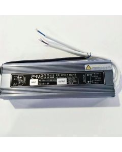 DC 24V 200W LED Power Supply Transformer IP67 Waterproof
