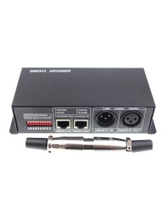 DC 12V 24V DMX512 Decoder 3 Channels DMX Controller Driver for RGB LED Strip Light