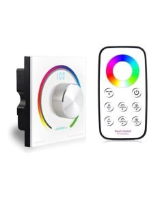 BC-K3-T3 Switch Knob Wall RGB Rotary Dimmer Bincolor Led Controller