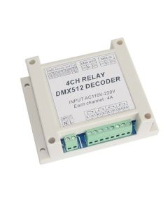 Relay 4CH DMX Relay Switch DMX512 Controller Decoder Relays