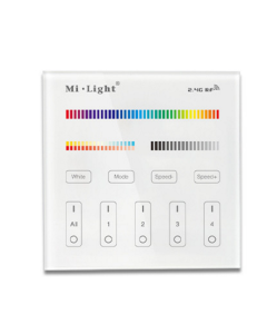 Mi.Light B4 4-Zone RGB+CCT Smart Touch Panel Remote Controller