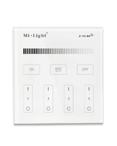 MiBoxer Mi.Light T1 Touch Panel Remote Controller 4-Zone Brightness Light Switches