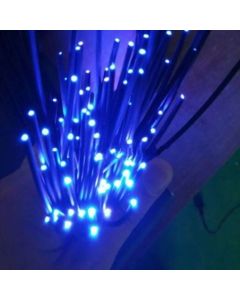 150M 3mm Diameter PMMA Plastic Optic End Glow Fiber Cable With Black Jacket