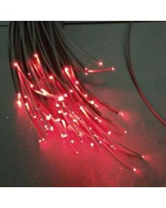 350M 1.5mm Diameter PMMA Plastic Optic End Glow Fiber Cable With Black Jacket Pool Lighting Light