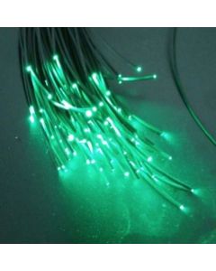 500M 1mm Diameter PMMA Plastic Optic End Glow Fiber Cable With Black Jacket Pool Lighting Light