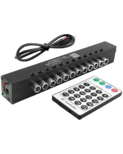Bluetooth RF RGB/White Shooting Star Fiber Optic Light Engine 12 Holes 6W 12V DC