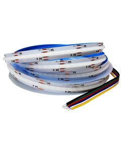 RGB CCT COB Led Strip 24V non-Waterproof 840 LEDs/m 12mm Light 5M 16.4ft