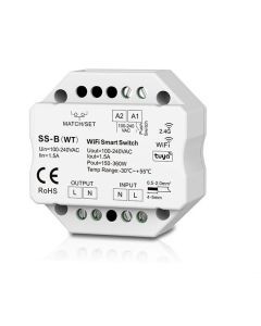 Skydance SS-B(WT) Tuya App 100-240VAC 1CH 1.5A WiFi RF Push Switch Led Controller