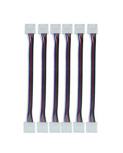 12mm 5pin LED Strip Connector Wire Double For Strip Jointing 20pcs